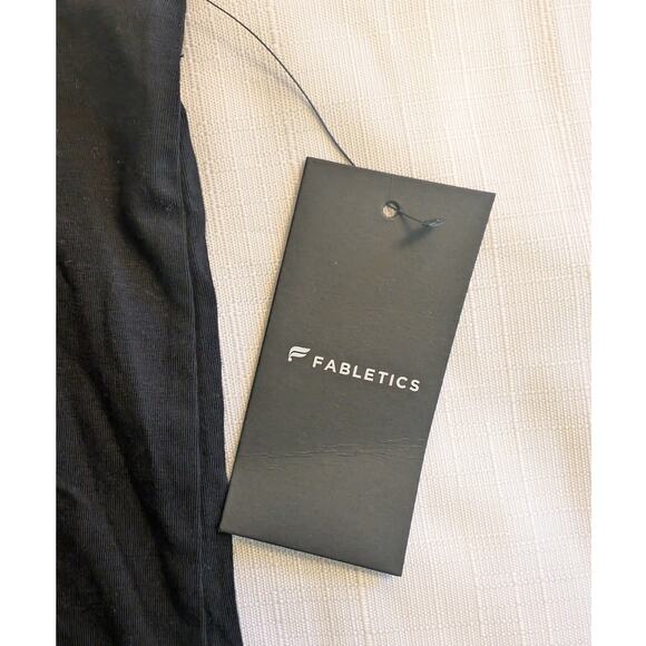 Fabletics The 24-7 Black Ribbed Tank 2XL - Picture 7 of 11